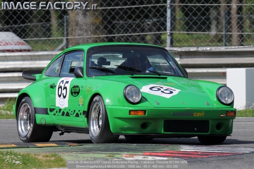 2008-04-26 Monza 0787 Classic Endurance Racing - Cabianca - Porsche 911 RS 1975